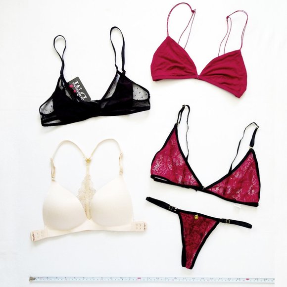 N/A Other - NEW SAMPLE LOT 5 pc Bras Bralettes Thong Intimates